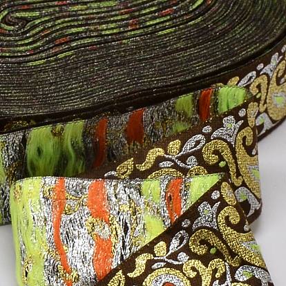 Полиэфирные ленты, с цветочным узором, жаккардовая лента