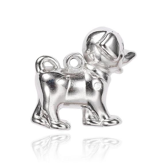 CCB Plastic Puppy Pendants, Dog Charms