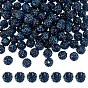 Handmade Rhinestone Clay Pave Beads, Round, for DIY Pen Making Jewelry Supplies