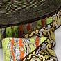 Polyester Ribbons, with Flower Pattern, Jacquard Ribbon