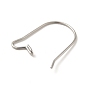 316 Surgical Stainless Steel Hoop Earrings Findings Kidney Ear Wires