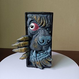 Bookshelf horror mask monster Easter resin craft decoration monster statue ornaments crafts