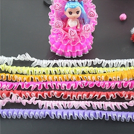Organza Lace Fabric Doll Dress Clothing Decoration Material, Lace Cloth DIY Doll Sewing Accessories