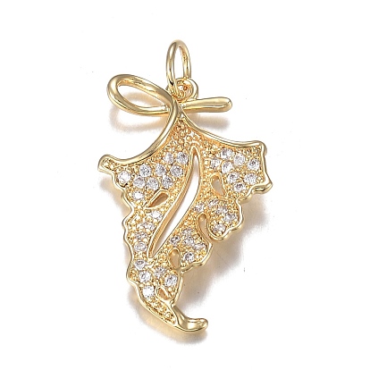 Кулоны из латуни с прозрачным фианитом, долговечный, лист