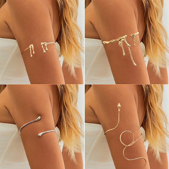 Браслеты-манжеты из сплава для женщин