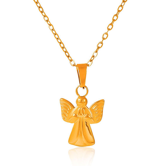 304 Женские подвески-ангелы из нержавеющей стали