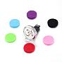 316 Surgical Stainless Steel Car Diffuser Locket Clips, with Perfume Pad and Magnetic Clasps, Flat Round with Ohm