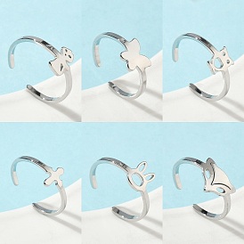 304 регулируемые манжетные кольца из нержавеющей стали, цвет нержавеющей стали