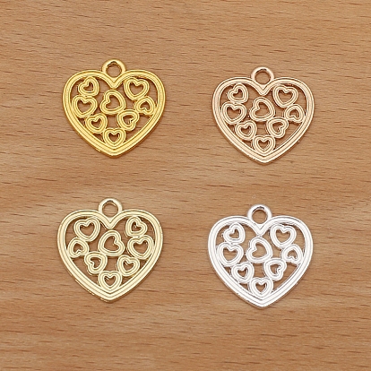 Подвески из сплава , сердце прелести