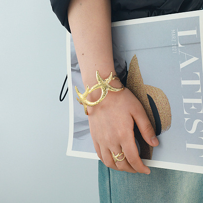 Наборы из браслетов и колец из сплава «морская звезда» для женщин