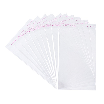OPP Cellophane Bags, Small Jewelry Storage Bags, Self-Adhesive Sealing Bags, Rectangle