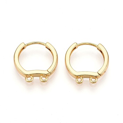 Латунная серьга-кольцо, без свинца, без никеля и без кадмия, кольцо