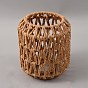 Column Paper String Weaving Lamp Shades, with Iron Findings