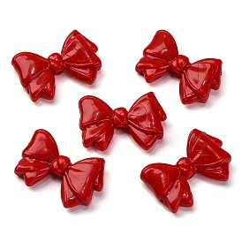 Краска для запекания непрозрачные акриловые бусины, бантом