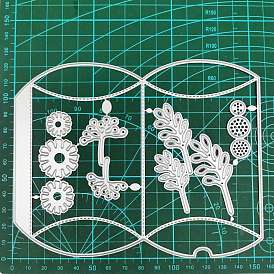 Flower 3D Pillow Gift Box Carbon Steel Cutting Dies Stencils, Matte Style