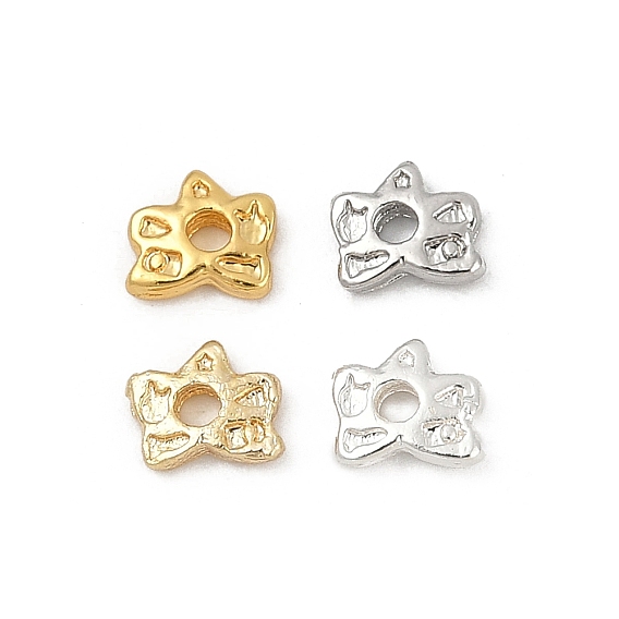 Spacer бисер латунные, бабочка