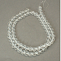 Imitation Crystal Glass Beads Strand, Faceted, 8mm, Hole: 2mm