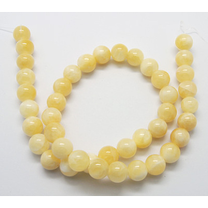 Natural Jade Beads, Round