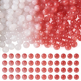 Perles en résine, perles réactives aux uv, perles changeant de couleur, ronde