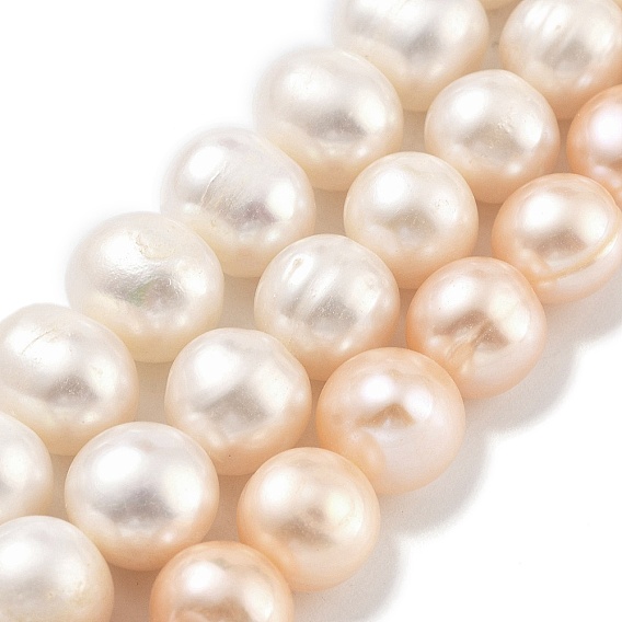 Нити из натурального культивированного пресноводного жемчуга, картофель