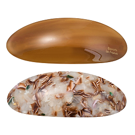 2 шт. 2 цветные заколки для волос из смолы и железа