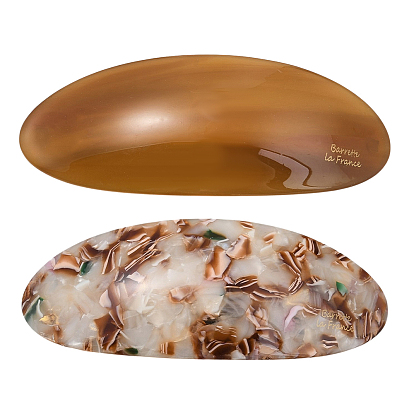 2 шт. 2 цветные заколки для волос из смолы и железа