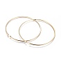 304 Stainless Steel Big Hoop Earrings, Hypoallergenic Earrings, Ring