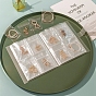 84/160 poches livre de rangement de bijoux transparent, avec sacs à fermeture éclair, Organisateur de rangement de bijoux pour bagues, colliers, bracelets, boucles d'oreilles, perles