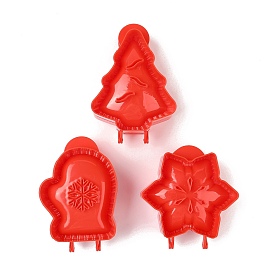 Christmas Theme ABS Plastic Classic Mini Press Apple Pie Molds, Baking Tools