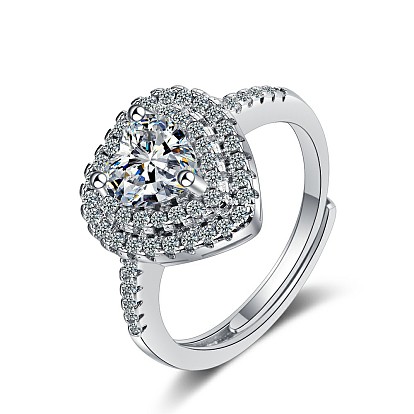 Fashionable Zircon Ring with Unique Design - Stylish and Elegant Jewelry