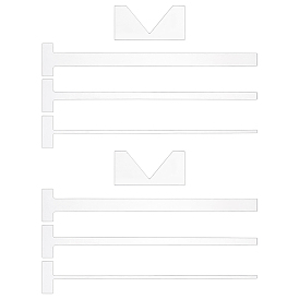 8шт. наборы акриловых измерительных инструментов, для самостоятельного переплета книг