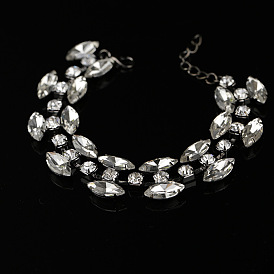 Fashion Diamond-Set Bracelet for Women - Jewelry Gift B067