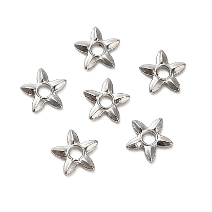 304 из нержавеющей стали разделительные бусины, цветок