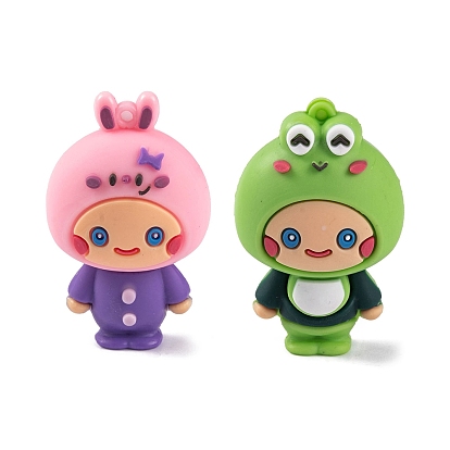 Cartoon Girl Doll PVC Plastic Pendants