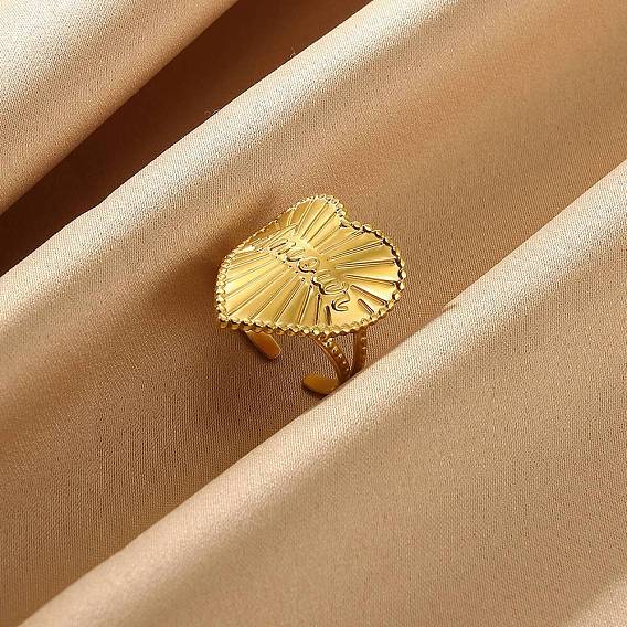 304 открытые манжеты из нержавеющей стали, сердце