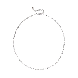 2.5мм 304 ожерелья из нержавеющей стали со скрепками, не тускнеет