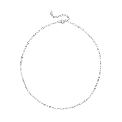 2.5мм 304 ожерелья из нержавеющей стали со скрепками, не тускнеет