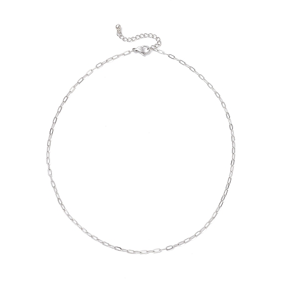 2.5мм 304 ожерелья из нержавеющей стали со скрепками, не тускнеет