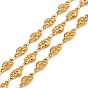 5M 304 Stainless Steel Cat Link Chains, Soldered, with Spool, Ion Plating(IP), Long-Lasting Plated