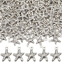 150 шт. подвески в виде морской звезды/морских звезд из сплава в тибетском стиле
