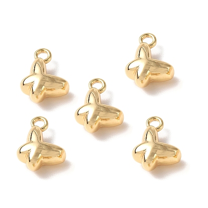 Латунные подвески, без кадмия, без никеля и без свинца, очарование бабочки