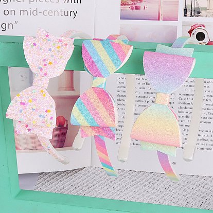 Glitter Bowknot Cloth Hair Bands, Hair Accessories for Girls