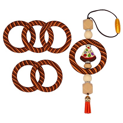 5 шт. кольцо из экологически чистого пищевого силикона фокусные бусины