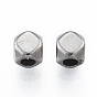 201 Stainless Steel Beads, Cube