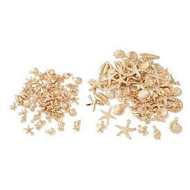 Подвески из сплава с морскими животными, золотые