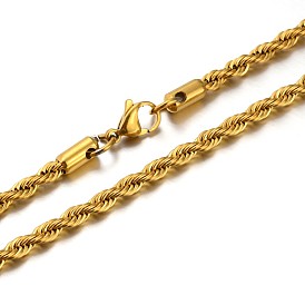 304 из нержавеющей стальной трос цепи ожерелья, с карабин-лобстерами , 23.6 дюйм (599 мм)