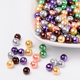 Cuentas de perlas de cristal nacarado mezcla de Halloween