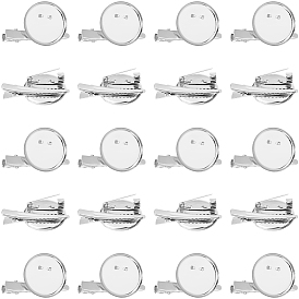 20шт. железные оправы для кабошонов брошей