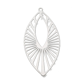 201 подвески из нержавеющей стали, Очарование лошадиных глаз, гравированные металлические украшения