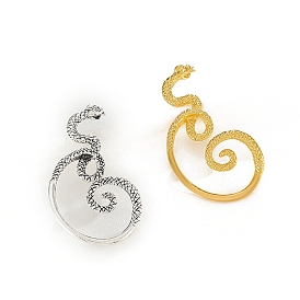 Alloy Snake Cuff Earrings